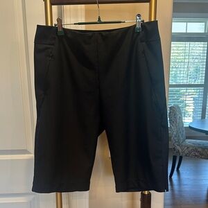 Women’s Black Golf Performance Shorts by Tail
